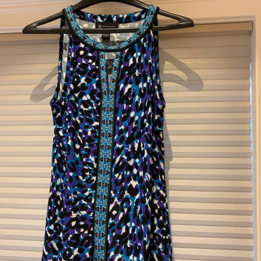 Turquoise and purple top